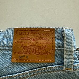 Levi's Blue Slim Straight Jeans Iconic Style